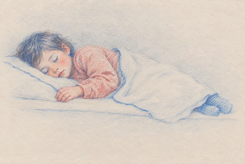 Sleeping Child, Painted Agency