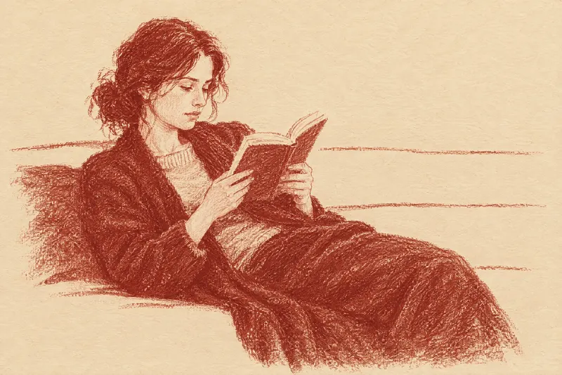 Woman With Book, Painted Agency