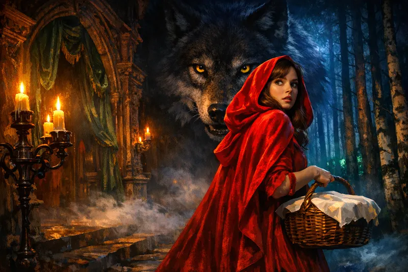 Little Red Riding Hood, Hammer Technicolor, Nightfables