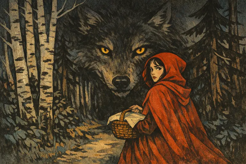 Little Red Riding Hood, Modern Storybook, Nightfables