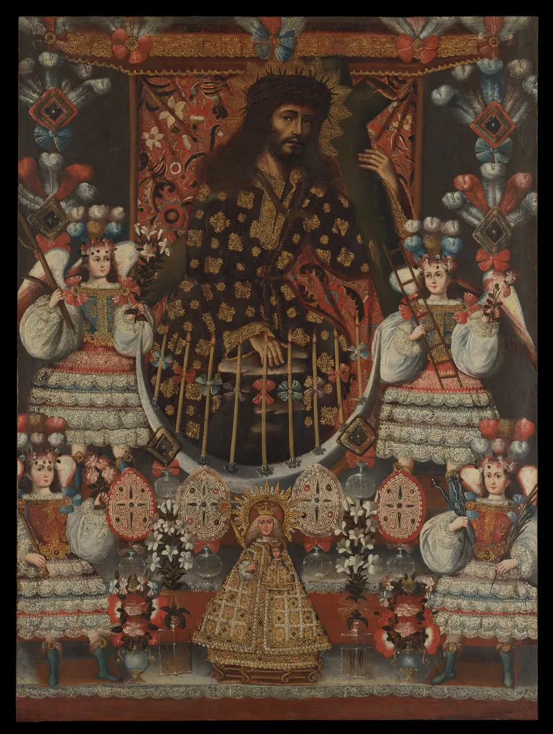 Christ Carrying the Cross, called "The Lord of the Fall", Cusco School (anonymous)