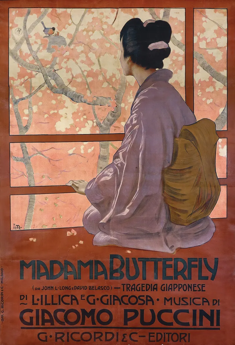 Madama Butterfly — Leopoldo Metlicovitz, 1904, Leopoldo Metlicovitz