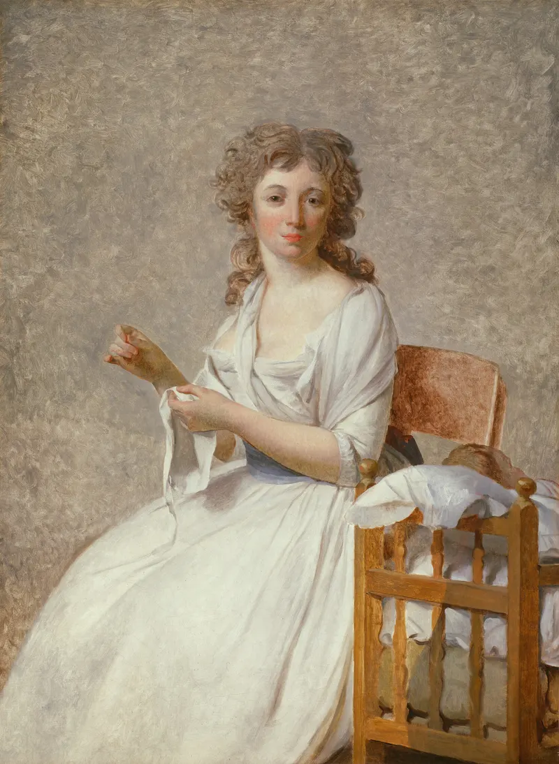 Madame de Pastoret and Her Son, Jacques Louis David (1748 to 1825)