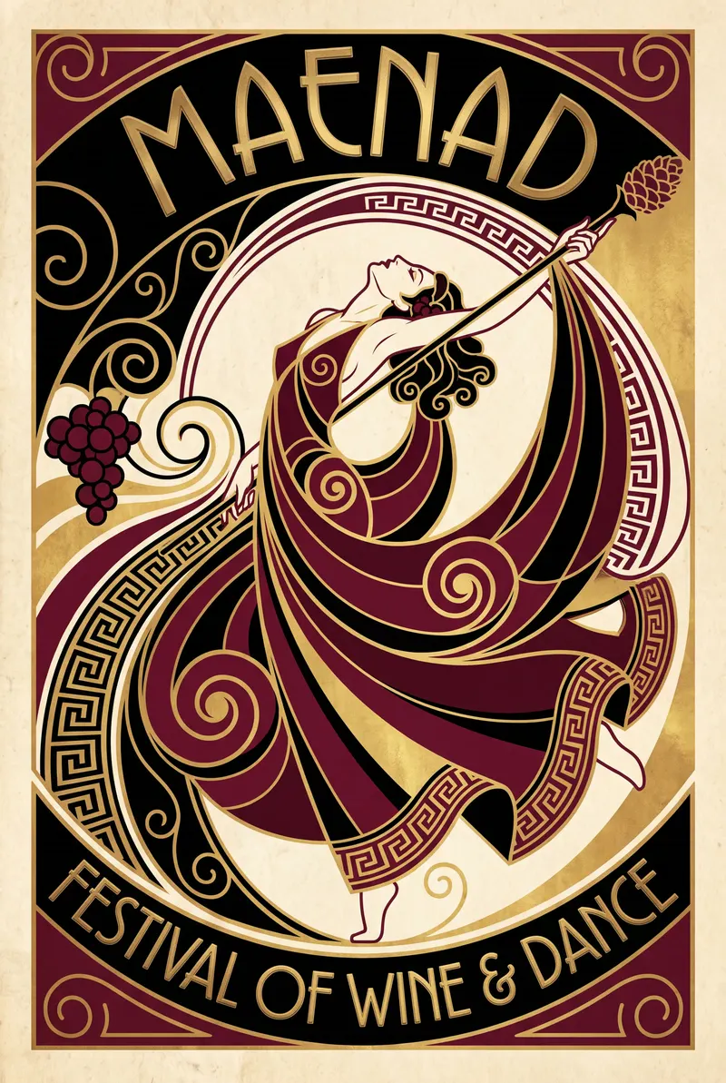 Maenad in Flight, Unknown