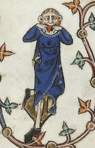 A Gorleston Psalter Drollery, Unknown East Anglian illuminator