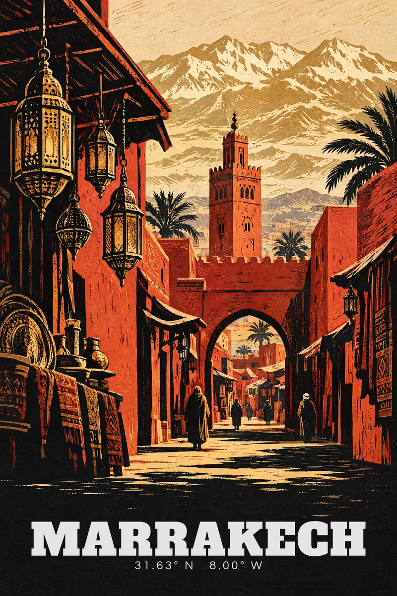 Marrakech, The Departure Board