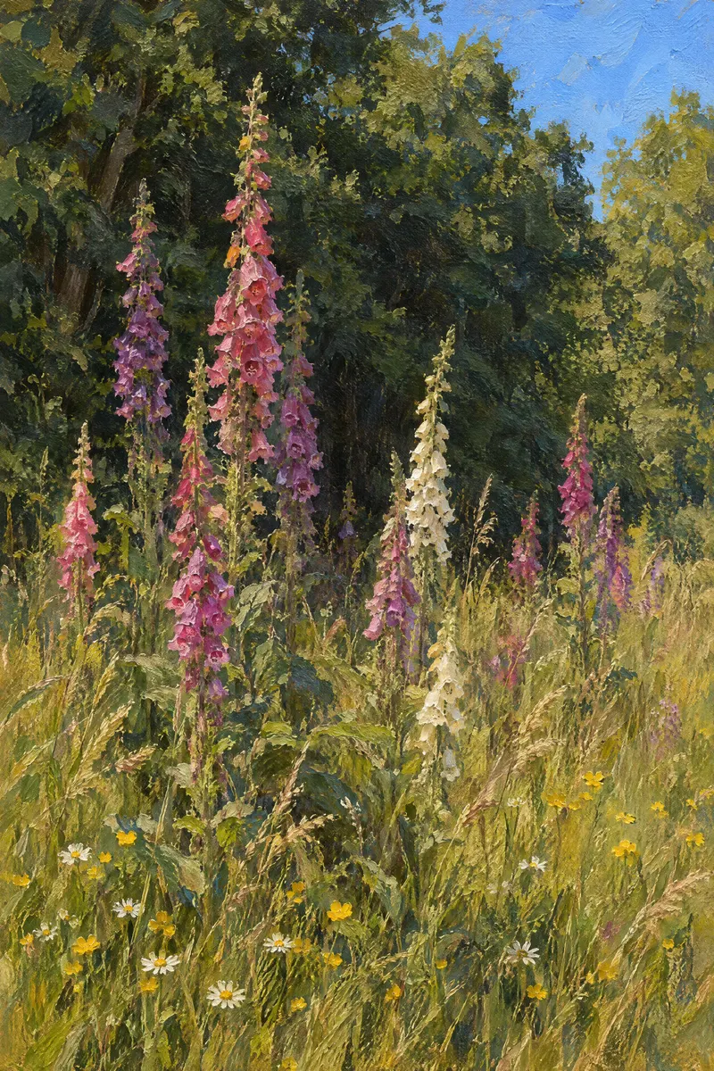 Foxgloves At The Wood, Painted Agency