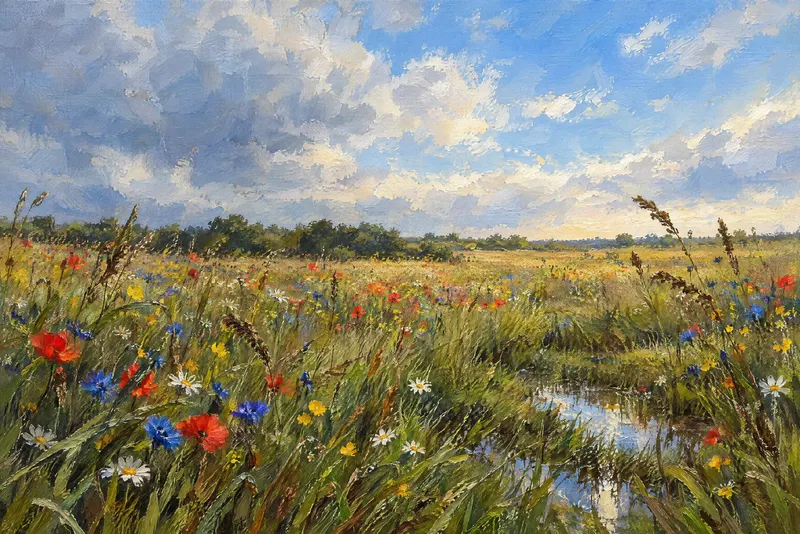 Meadow After Rain, Painted Agency
