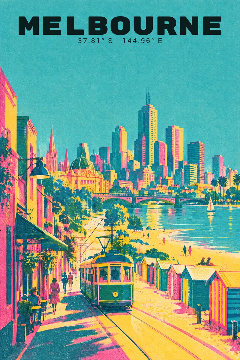 Melbourne, The Departure Board
