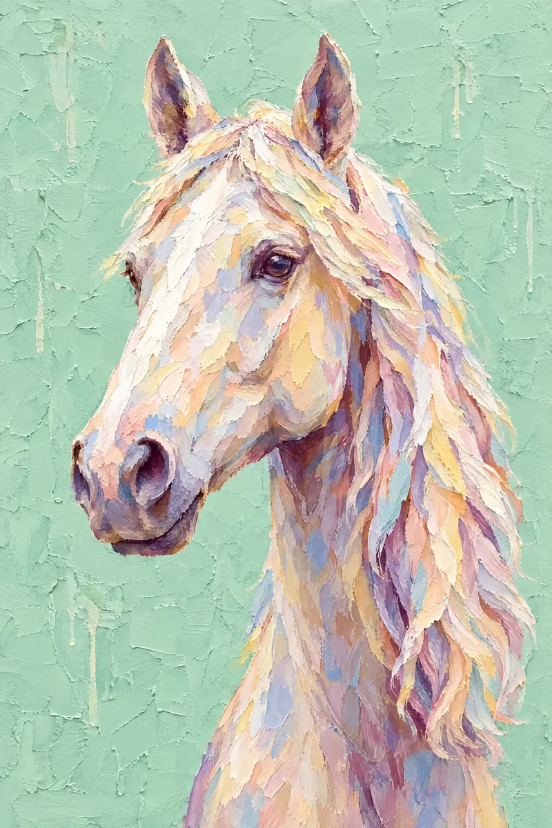 Horse On Mint, Painted Agency