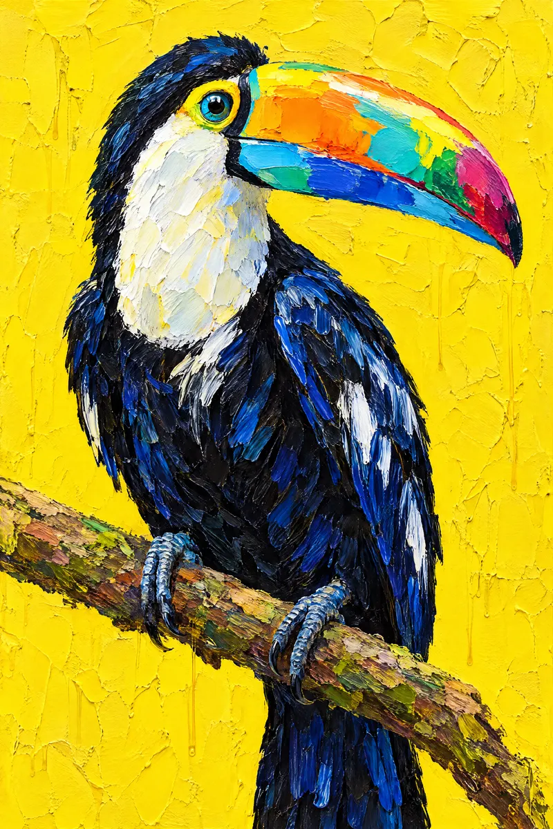 Toucan On Lemon, Painted Agency