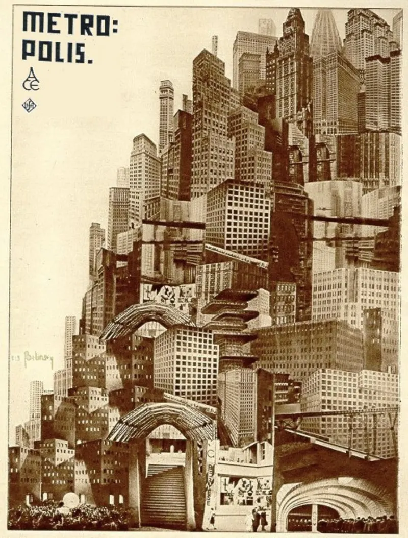 Metropolis — the Bilinsky Paris One-Sheet, Boris Bilinsky