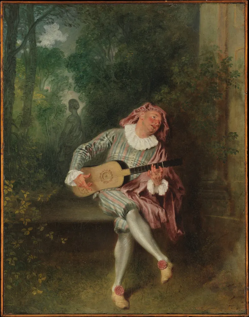 Mezzetin, Antoine Watteau (1684 to 1721)