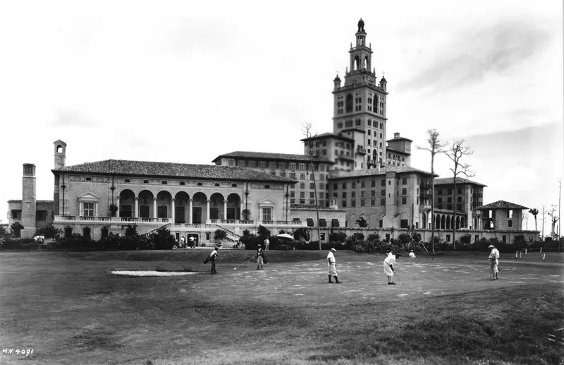 Golfers at the Miami Biltmore, 1927, unattributed press photograph