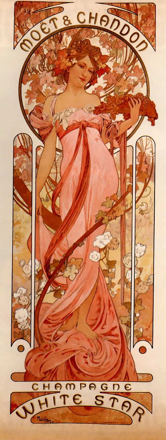 Moët & Chandon — White Star, 1899, Alphonse Mucha
