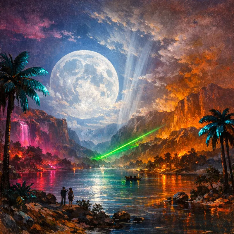 Moon Over Plastic Palms, Feverglass