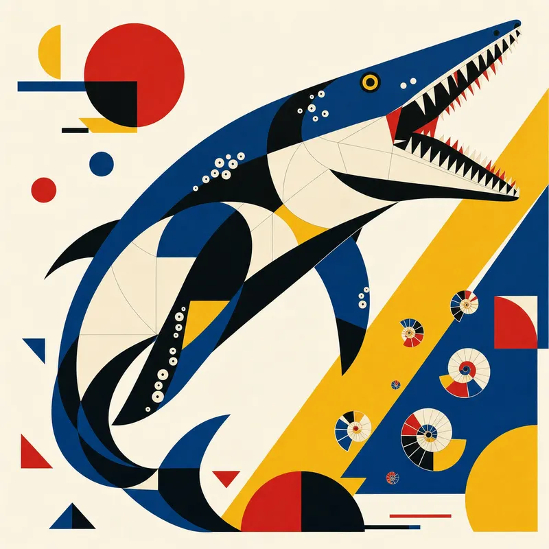 Mosasaurus hoffmannii, Bauhaus, Thunder Lizards