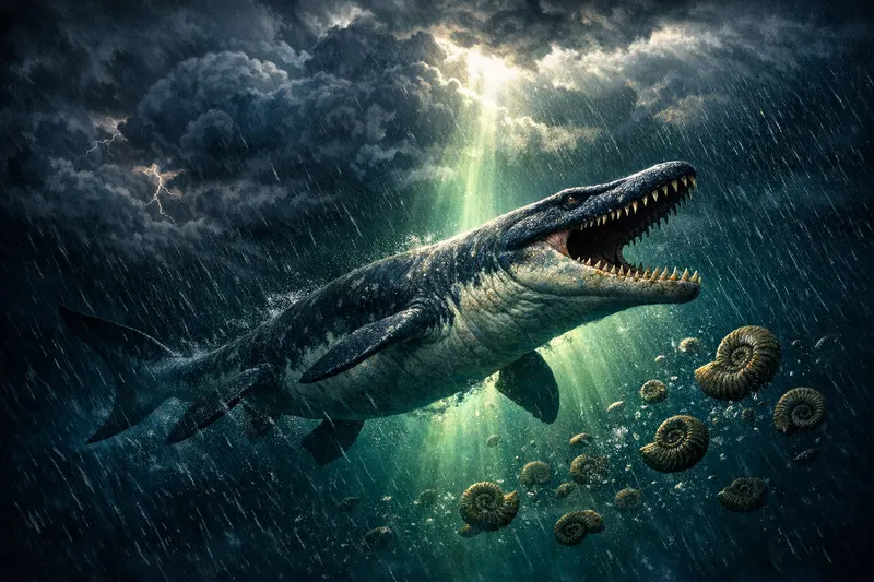 Mosasaurus hoffmannii, Storm Light, Thunder Lizards
