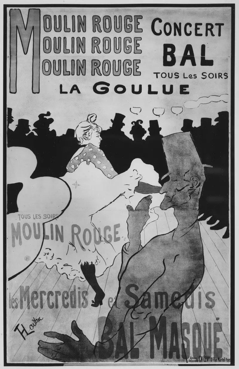 Moulin Rouge — La Goulue, Henri de Toulouse-Lautrec