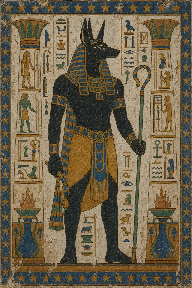 Anubis, Painted Myths