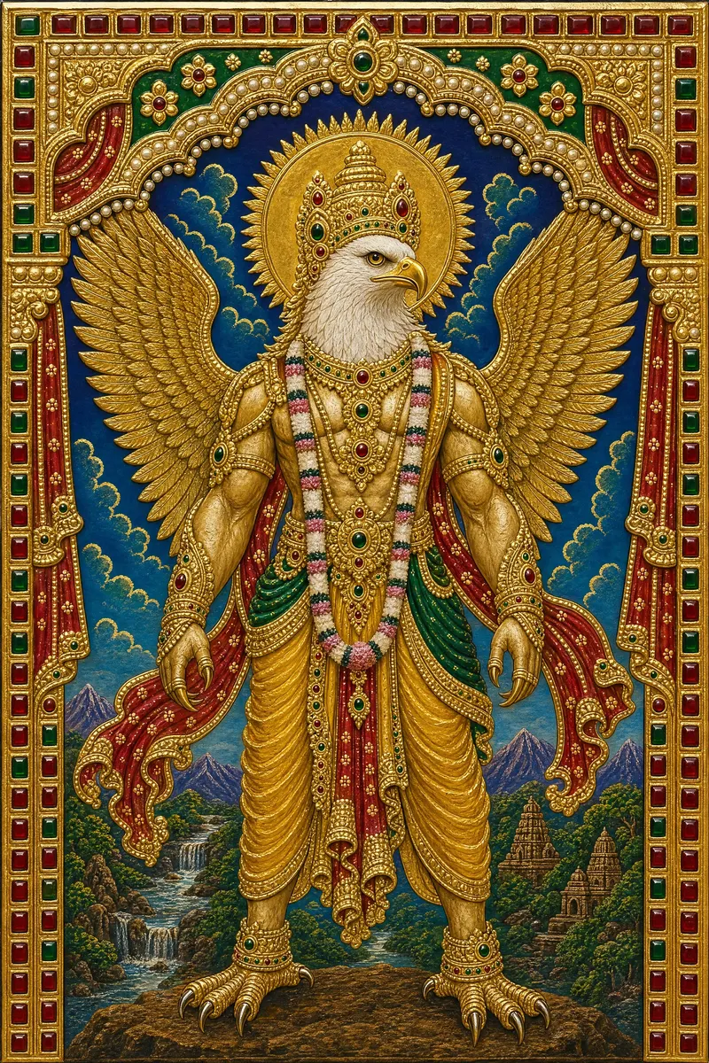 Garuda, Painted Myths