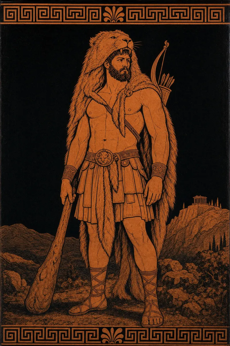 Heracles, Painted Myths
