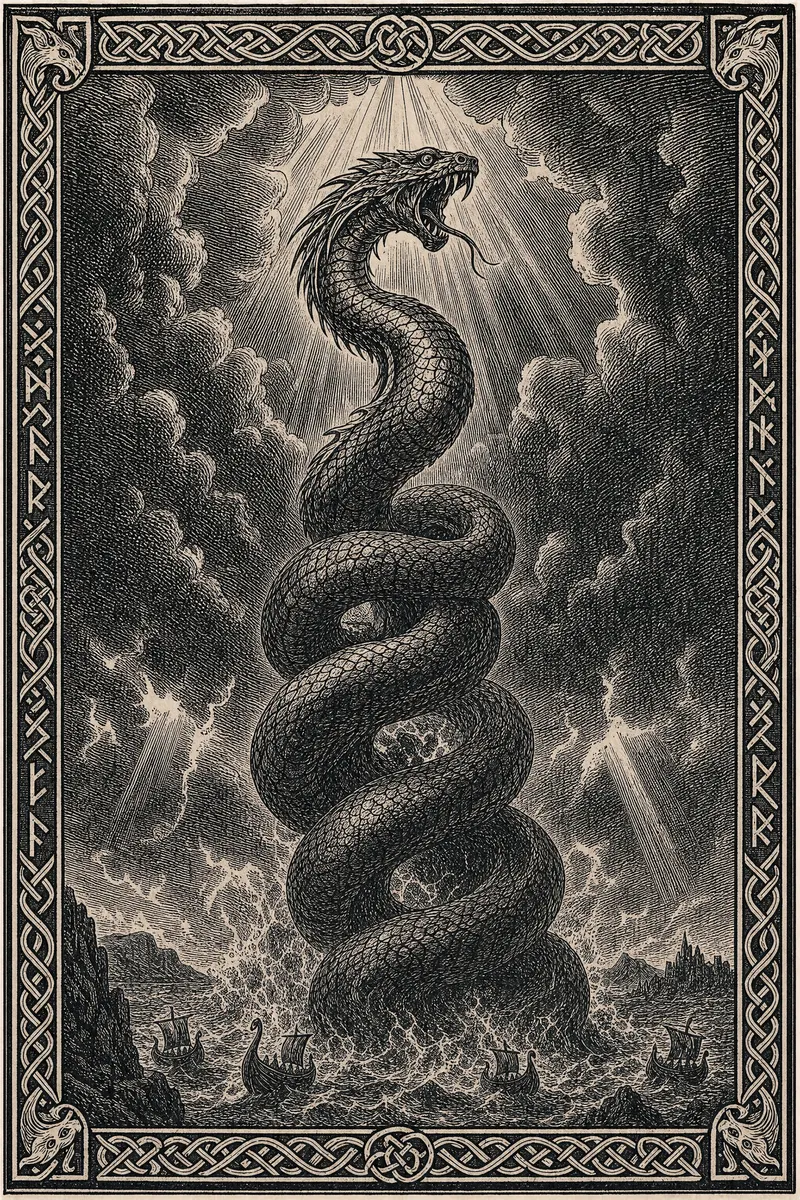 Jörmungandr, Painted Myths