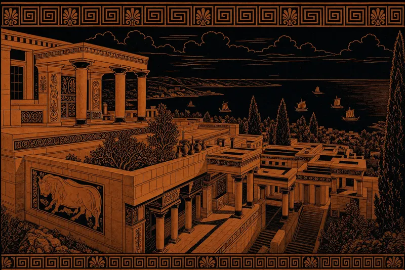 Knossos, Painted Myths