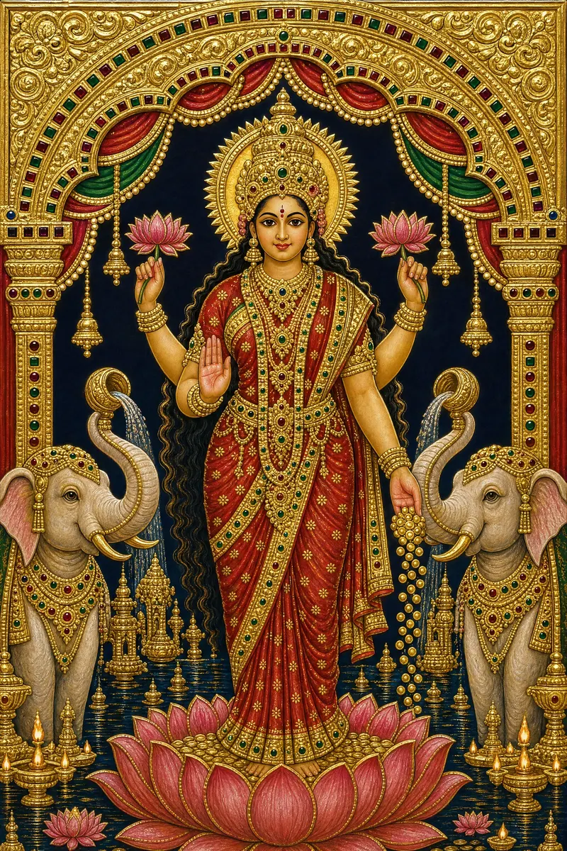 Lakshmi, Painted Myths