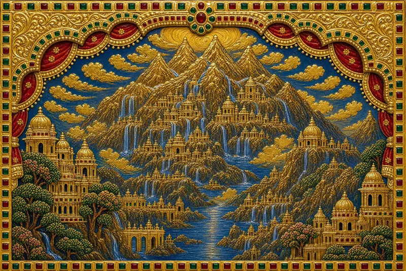 Mount Meru, Painted Myths