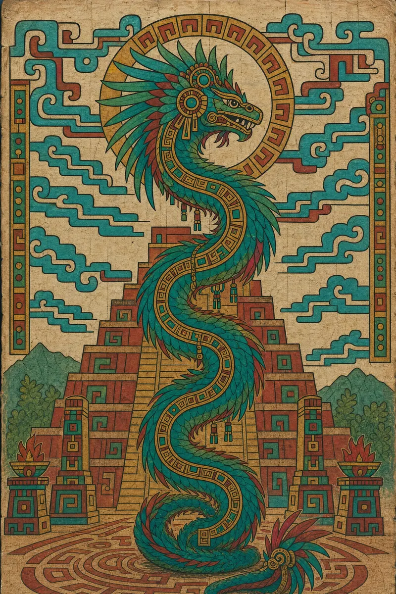Quetzalcoatl, Painted Myths