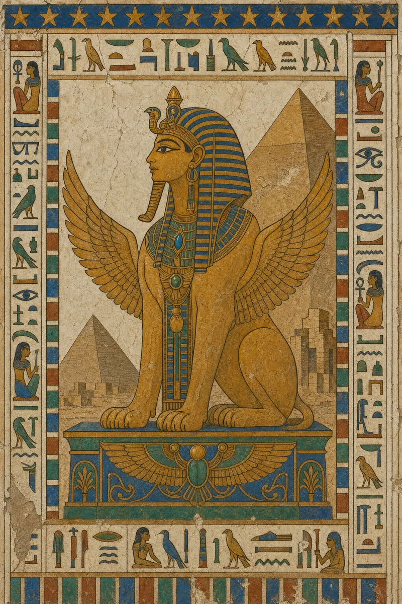 The Sphinx, Painted Myths