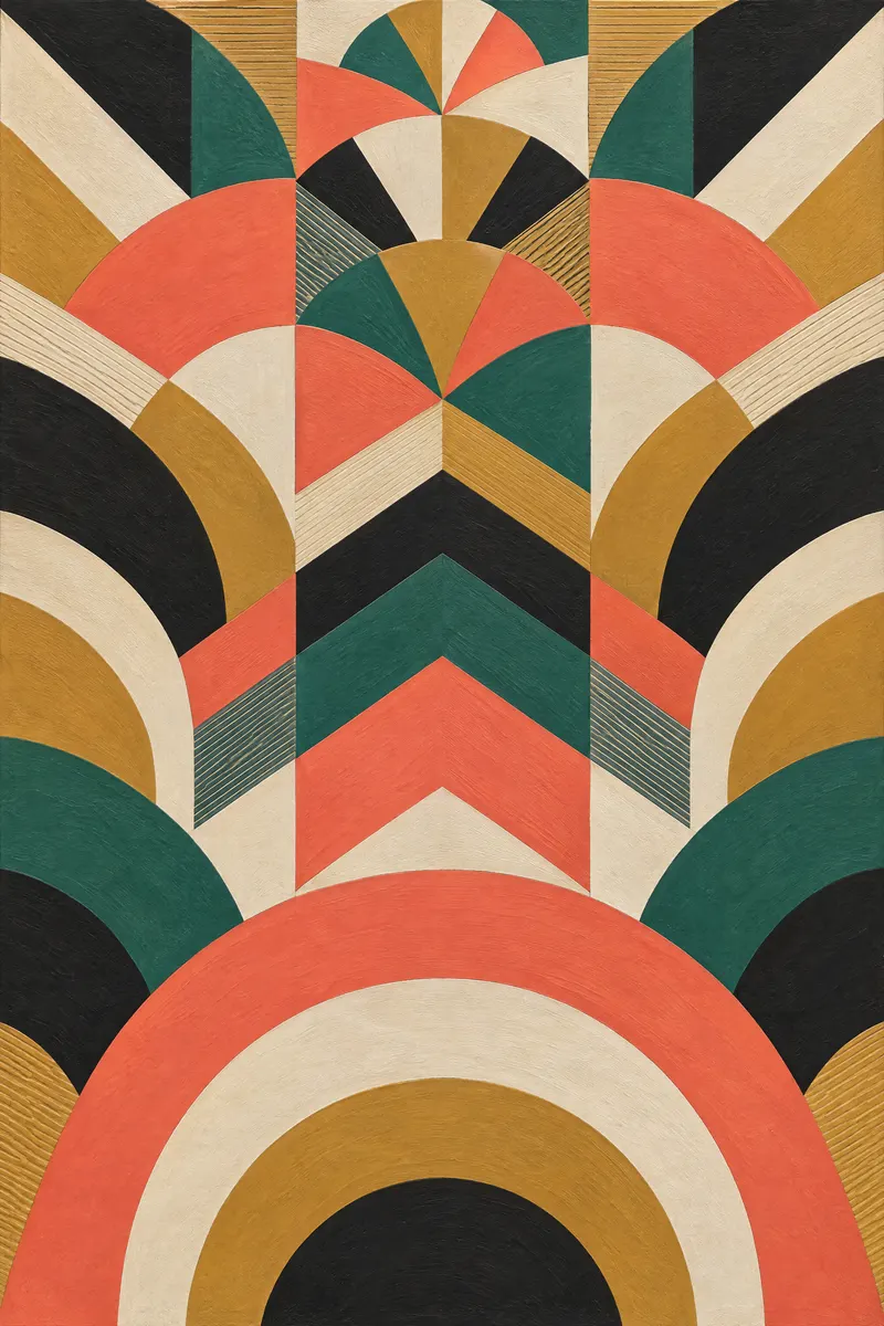 Chevron Panel, Painted Agency
