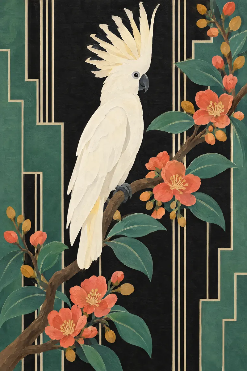 Cockatoo Branch, Painted Agency