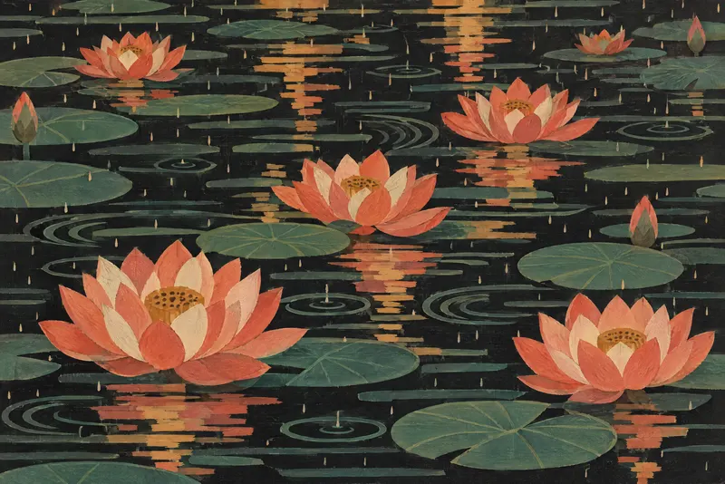 Lotus Water, Painted Agency