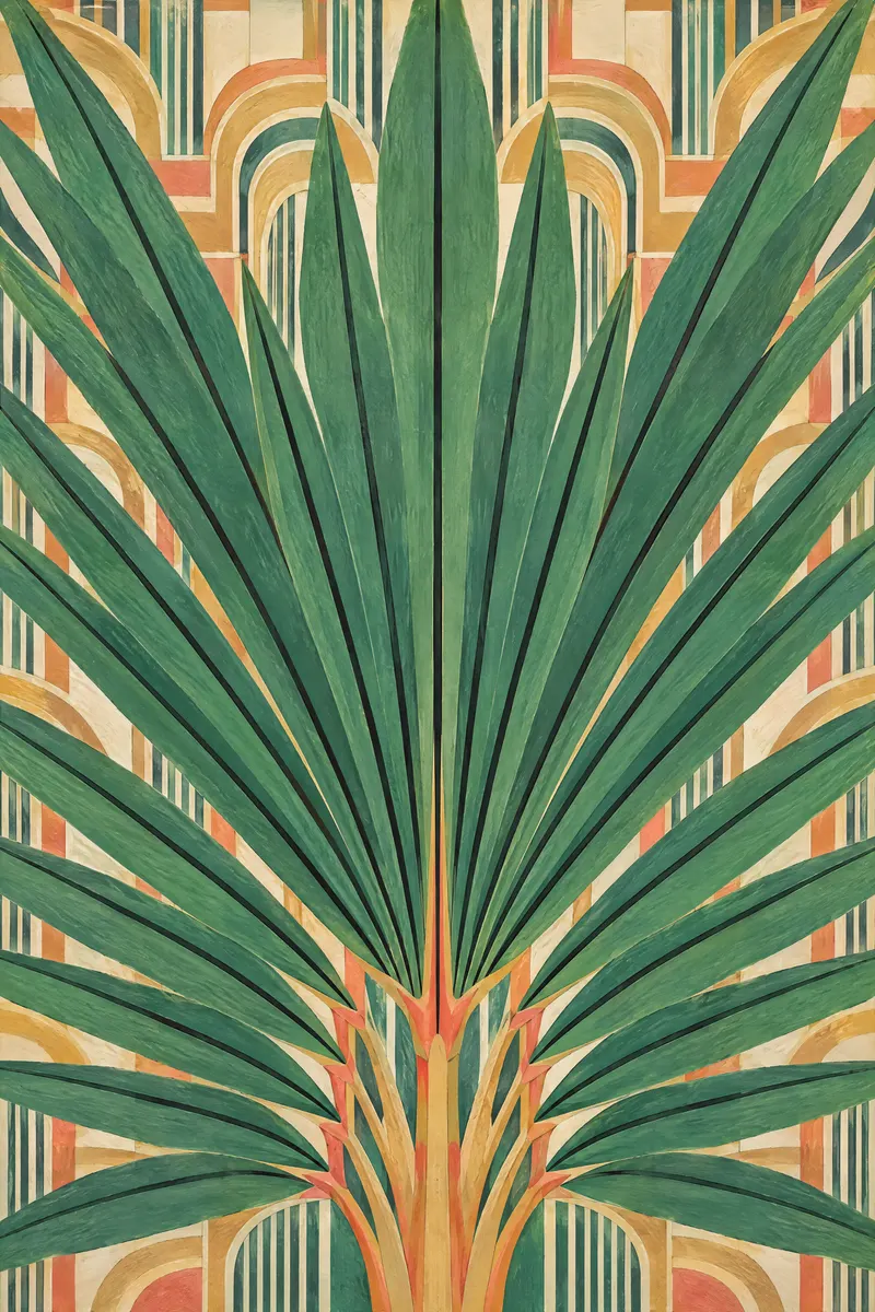 Palm Fan, Painted Agency