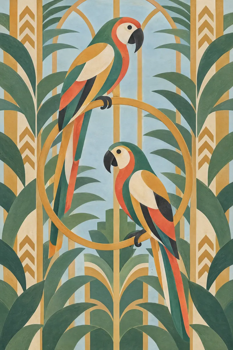 Parrot Hoop, Painted Agency