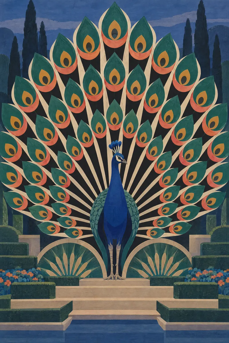 Peacock Garden, Painted Agency
