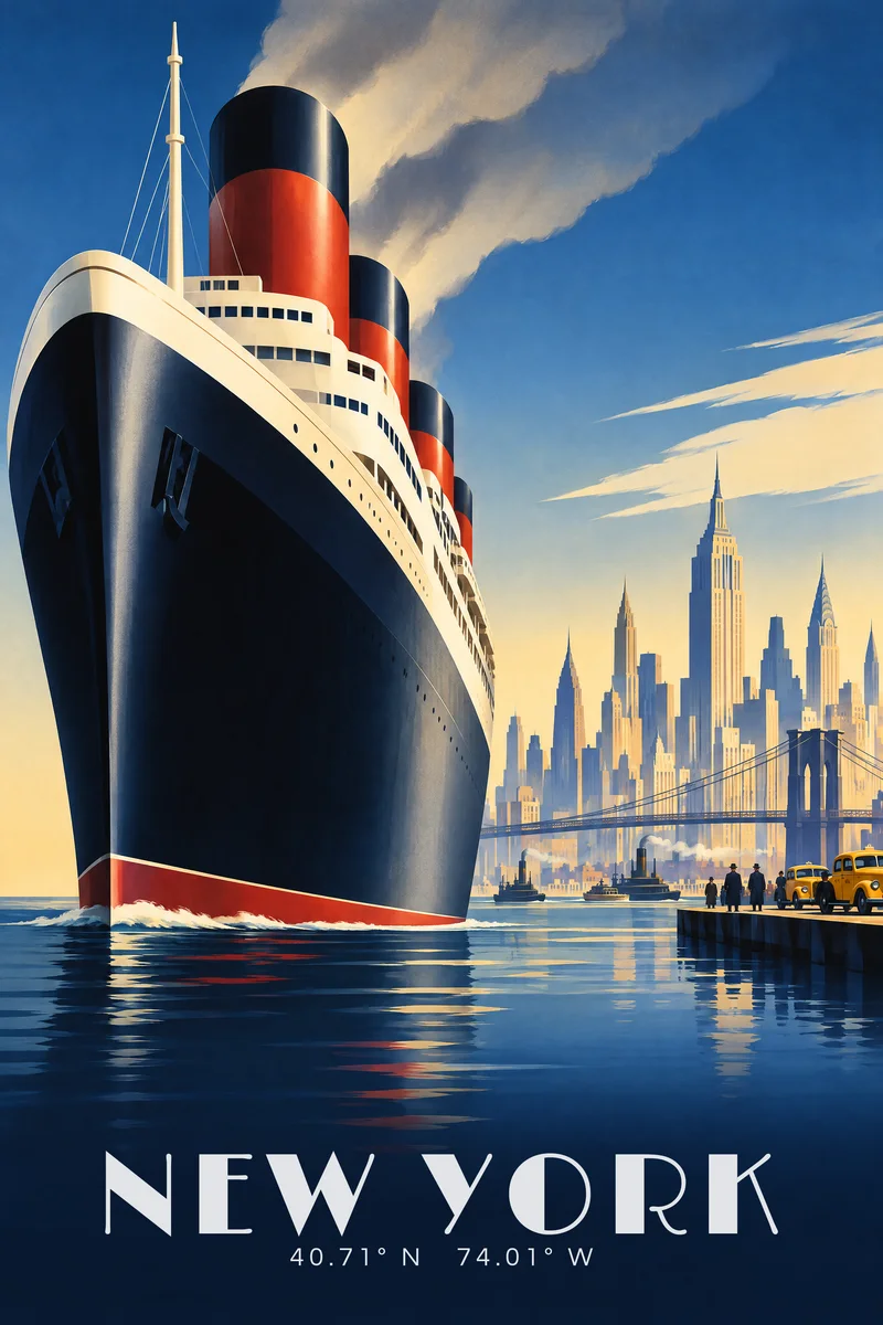 New York, The Departure Board