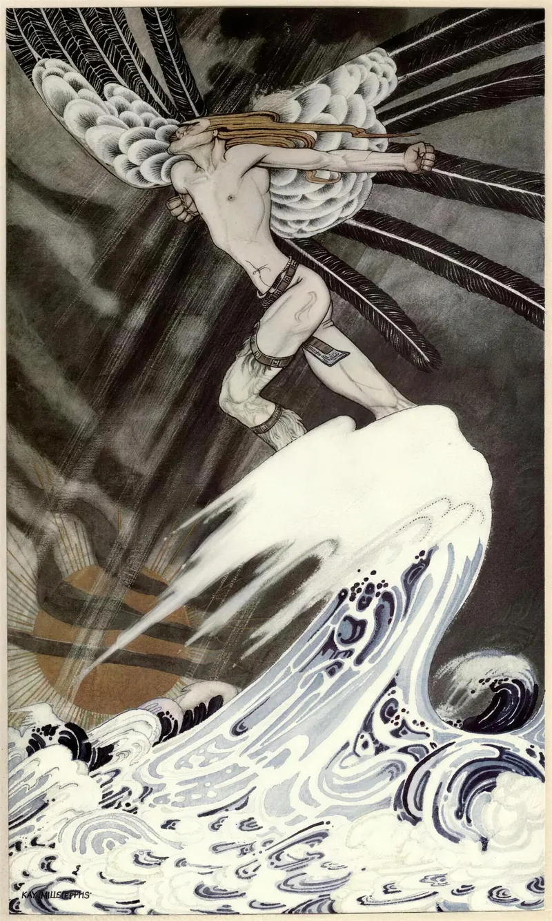 The North Wind, Kay Nielsen (1886 to 1957)