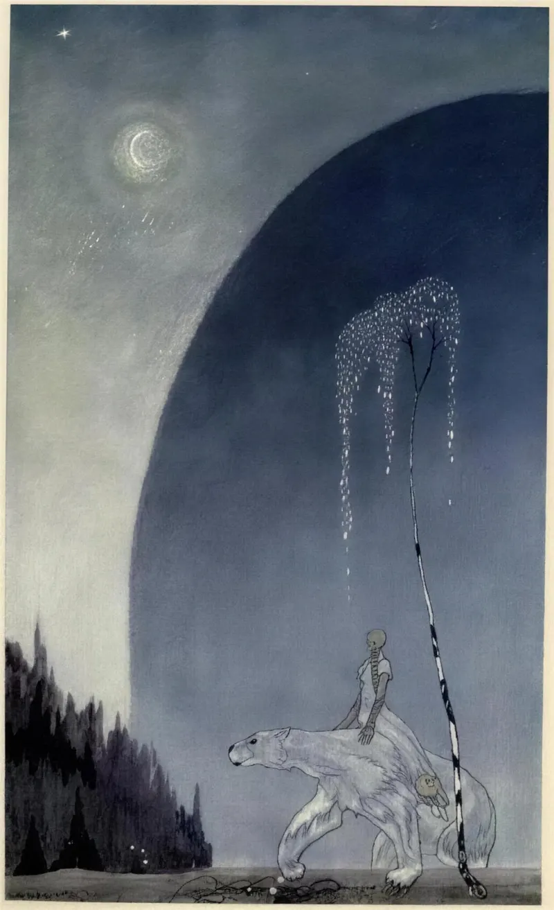 The Girl on the White Bear, Kay Nielsen (1886 to 1957)