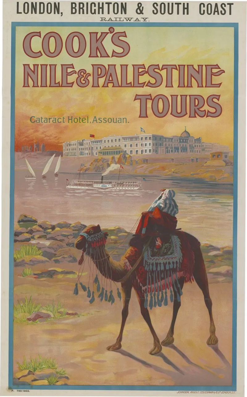 Nile Steamer Service — Thomas Cook & Son, c.1902, Thomas Cook & Son (printed by Johnson, Riddle, Couchman & Co., London)