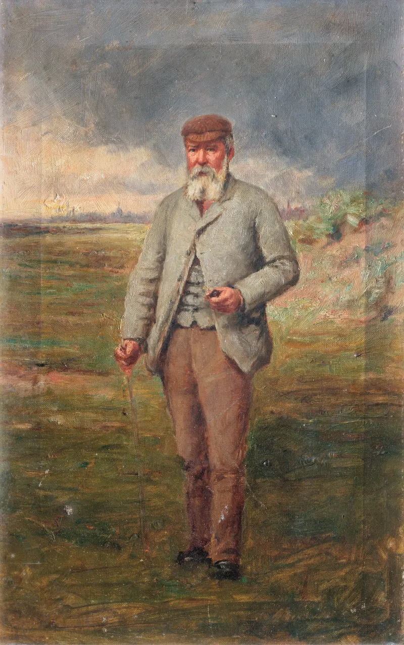 Old Tom Morris on St Andrews Links, Scottish School