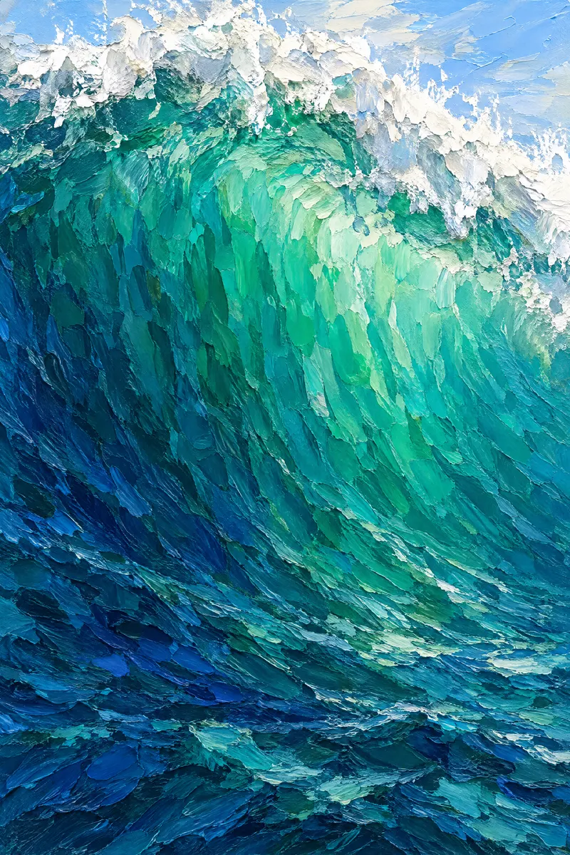 Green Noon Wave, Painted Agency