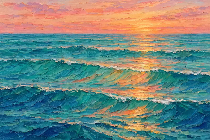 Long Peach Swell, Painted Agency