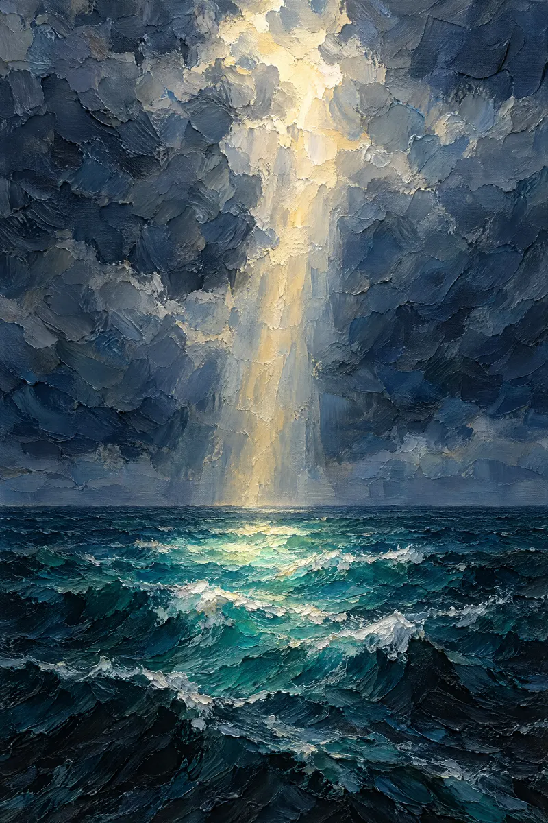 Storm Light Shaft, Painted Agency