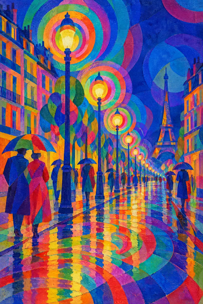 Boulevard in the Rain, Painted Agency