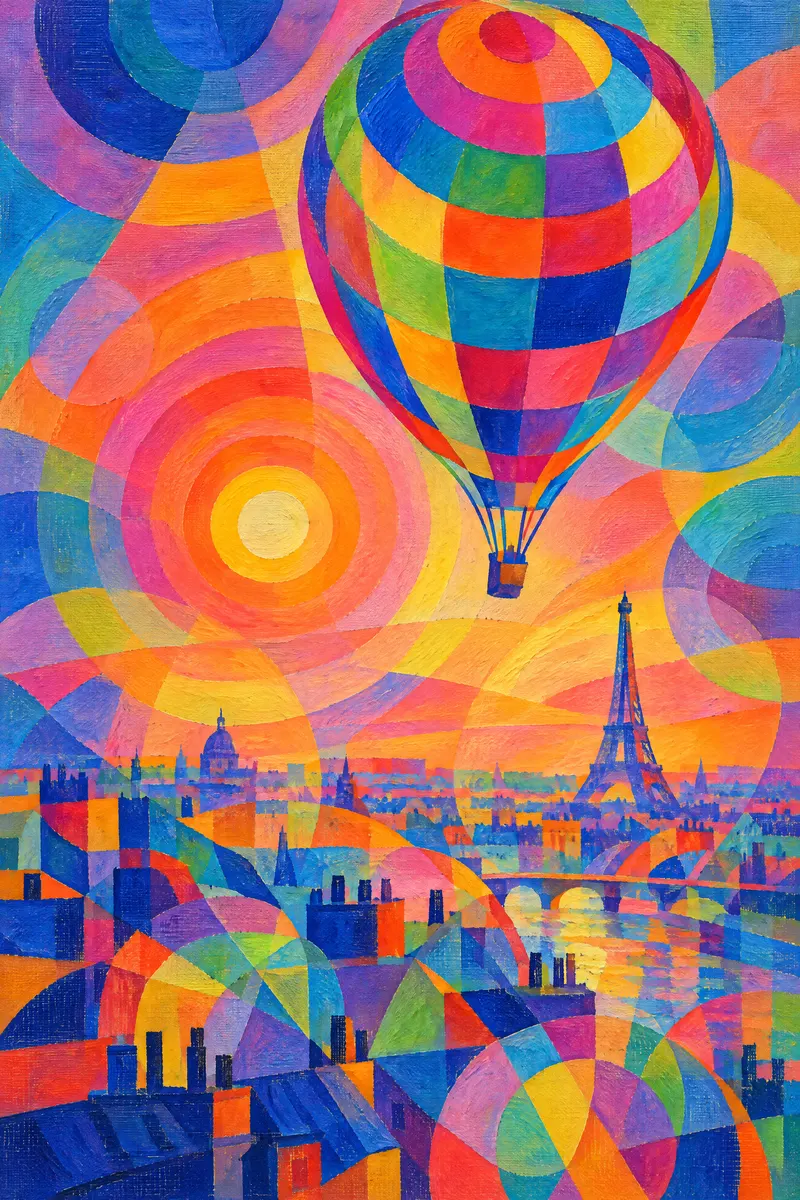 The Balloon Ascent, Painted Agency