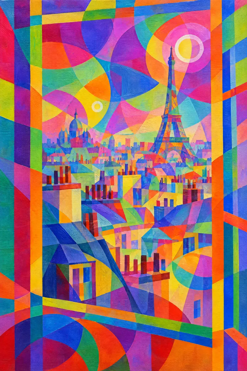 Window on the Roofs, Painted Agency