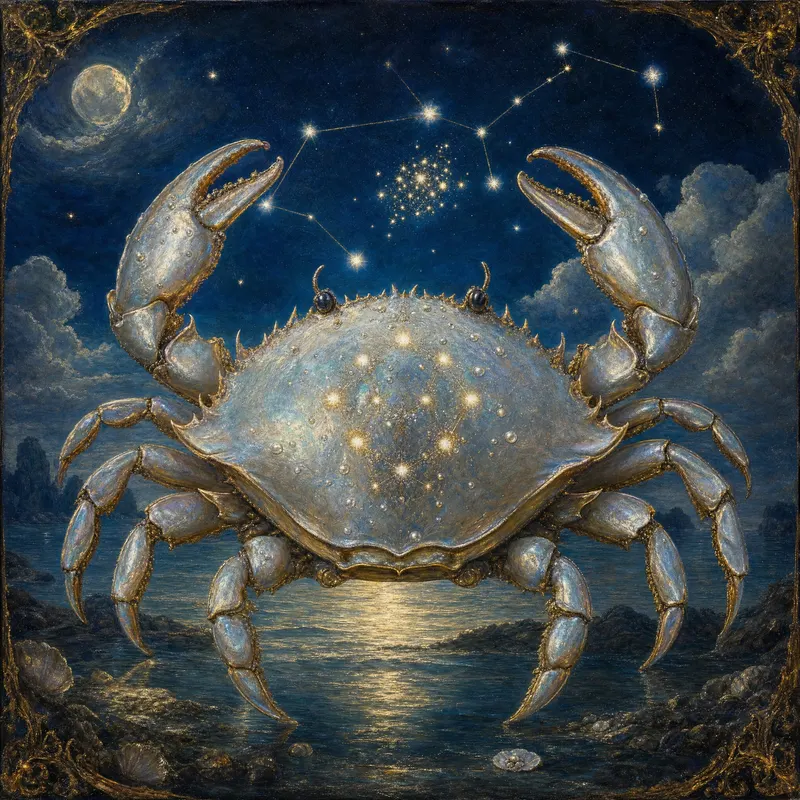Cancer, Painted Zodiac